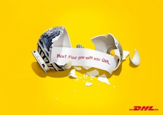 DHL创意平面广告