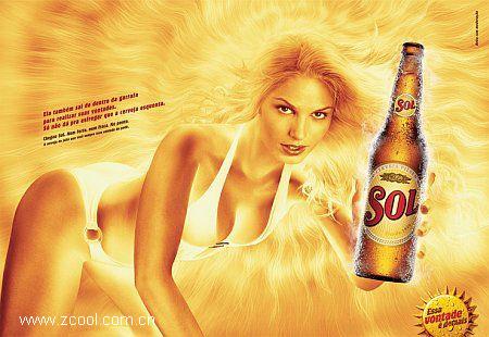SOL啤酒创意平面广告欣赏