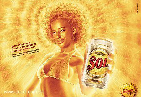 SOL啤酒创意平面广告欣赏