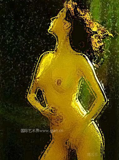 罕见的“黄色裸身艺术”