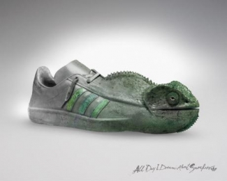一组Adidas运动鞋广告创意作品欣赏