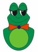 CorelDRAW绘简笔卡通动物：青蛙