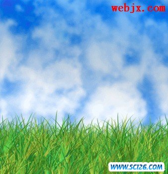 Photoshop模拟制作草地和天空效果图
