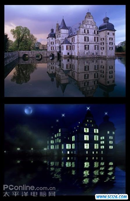Photoshop CS3打造神秘暗夜古堡