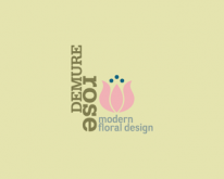 花朵元素logo设计欣赏