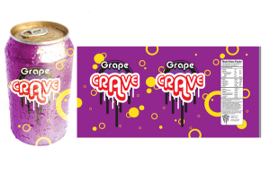 CRAVE系列果味饮料易拉罐(CAN)包装
