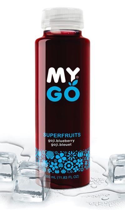 MYGO Superfruit功能性饮料包装设计欣赏