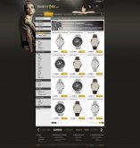 国外时尚手表类网页界面设计欣赏