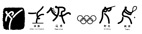 2008奥运图标符号字体