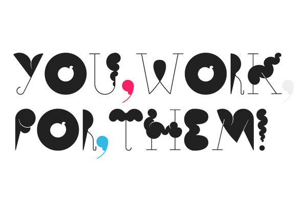 YouWorkForThem美国精彩字体设计欣赏