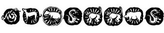 亚洲图案字(KR Chinese Zodiac)
