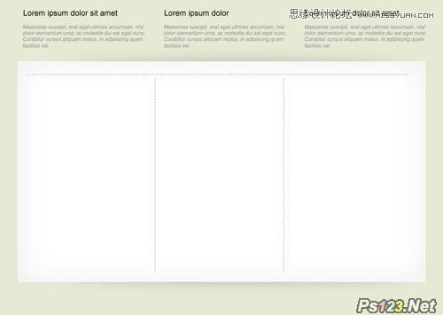 ps设计一个简洁灰色系的网页模板