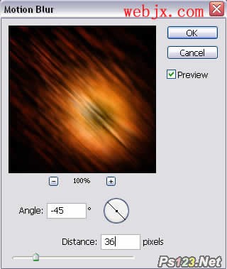 Photoshop滤镜打造陨落的流星 飞特网 PS滤镜教程