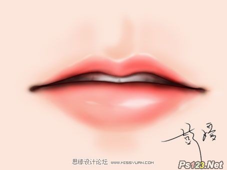 ps鼠绘教程：详细制作性感的嘴唇