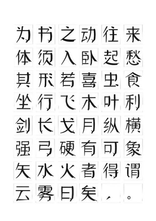 “方正奖”中文字体设计二等奖作品欣赏