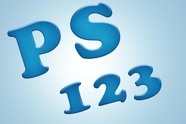 photoshop CS6 简单教你制作可爱的蓝色毛绒字体