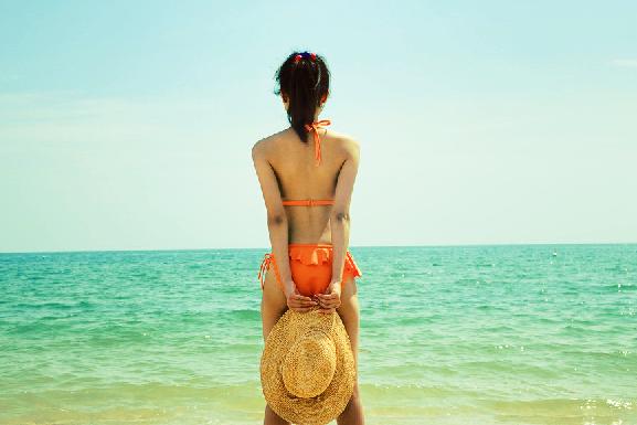 photoshop cs6 打造夏日沙滩蓝绿色调色教程