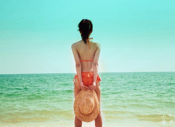 photoshop cs6 打造夏日沙滩蓝绿色调色教程