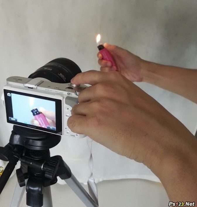 教你如何拍摄打火机的电光石火