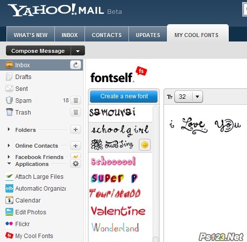 Yahoo! Mail Cool Fonts.jpg