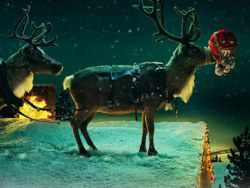 2012圣诞节主题广告海报设计