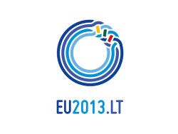 立陶宛作为欧盟轮值主席国的标志