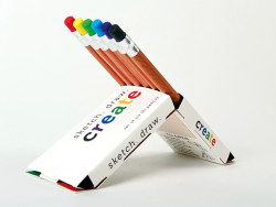create彩色铅笔包装欣赏