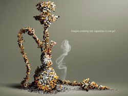  新一轮比较含蓄的创意戒烟广告