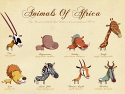 英国插画师 Andy Ward 萌呆萌呆的动物插画设计