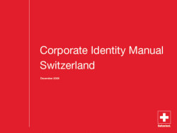 瑞士Switzerland  国家VIS手册矢量源文件