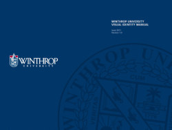 Winthrop University温索普大学 VIS手册