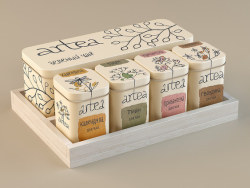 漂亮清新茶包装设计—ARTEA