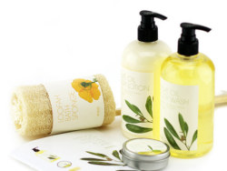 McEvoy Olive Oil Body Care Series Packaging