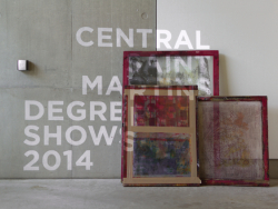 2014年中央圣马丁艺术与设计学院毕业展视觉形象识别