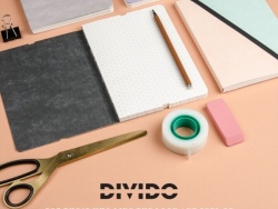 创意个性超赞的的手工色彩笔记本设计《DIVIDO》