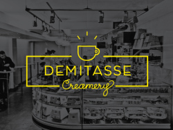 Demitasse Creamery 咖啡视觉形象以及包装