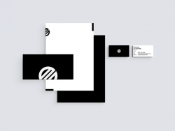 Nicolas D.V.工作室品牌简约黑白VI设计