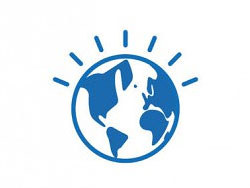 IBM“让我们创造一个更小的地球”logo展示