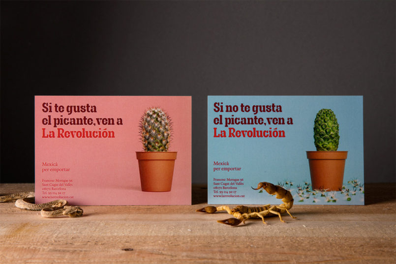 墨西哥La Revolución餐馆品牌形象视觉设计