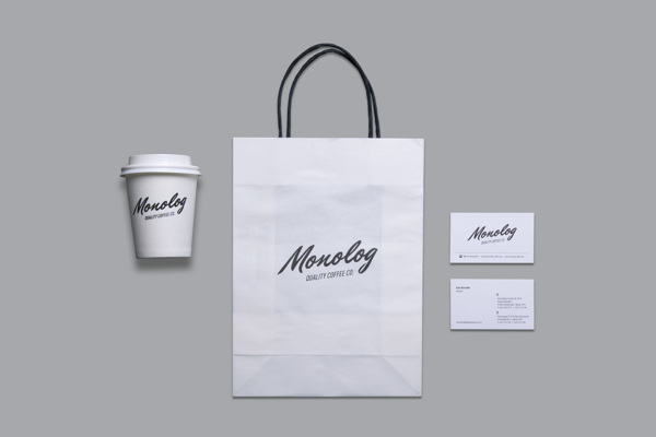 Monolog咖啡馆品牌视觉形象设计