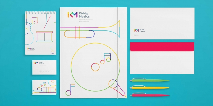 儿童音乐教育品牌Kiddy musics视觉形象设计