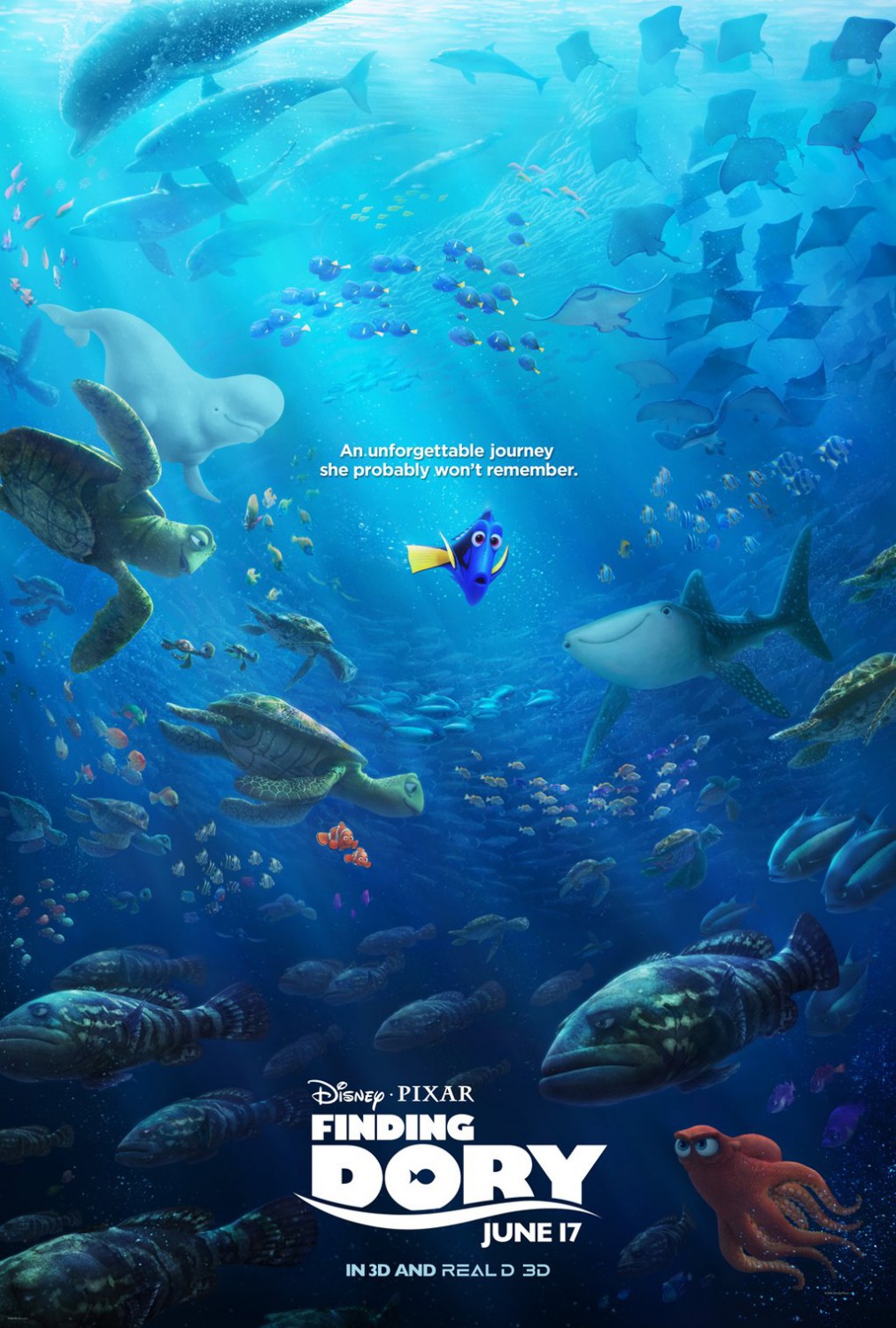《海底总动员2：寻找多莉》海报设计欣赏