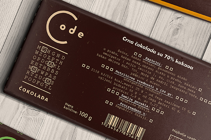 Code巧克力包装设计
