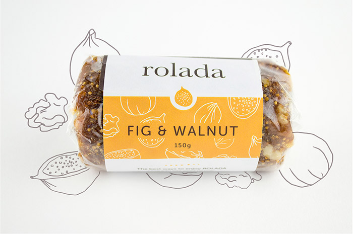 手绘风格的Rolada果酱包装设计