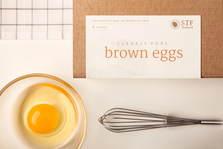 精致极简风格的鸡蛋包装设计
