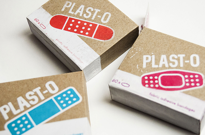 Plast-O创可贴包装设计