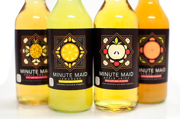Minute Maid果汁包装设计