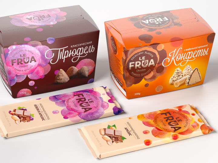 Le Frua巧克力包装设计