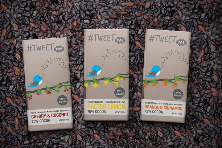 #Tweet Me巧克力包装设计