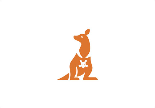 Bodea Daniel有趣的负空间动物logo设计